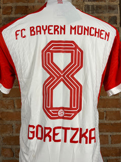 Bayern Munich #8 Goretzka Match Worn/Issue – Home – 2023 – 5/M – (8/10)
