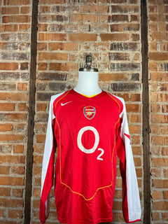 Arsenal L/S – Home – 2004 – L – (8/10)