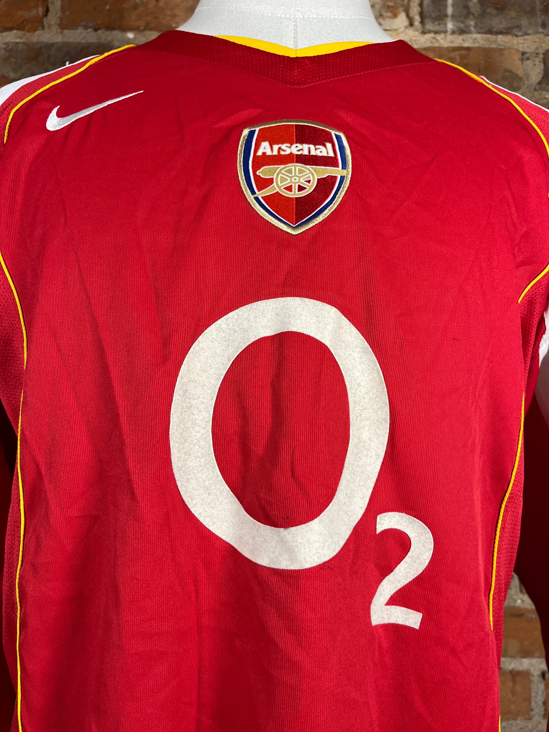 Arsenal L/S – Home – 2004 – L – (8/10)