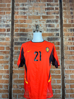 Belgium #21 Boffin Match Worn/Issue – Home – M – 2000 – (8/10)
