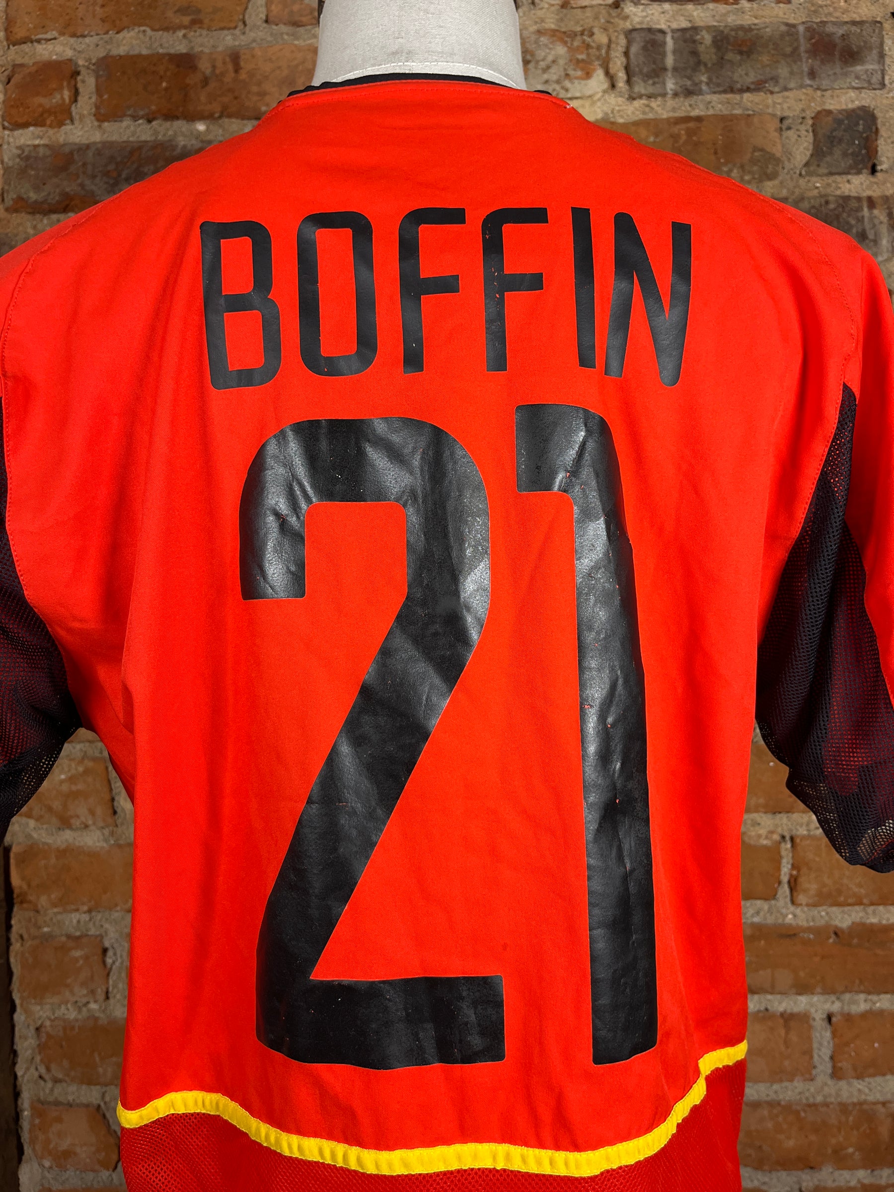 Belgium #21 Boffin Match Worn/Issue – Home – M – 2000 – (8/10)