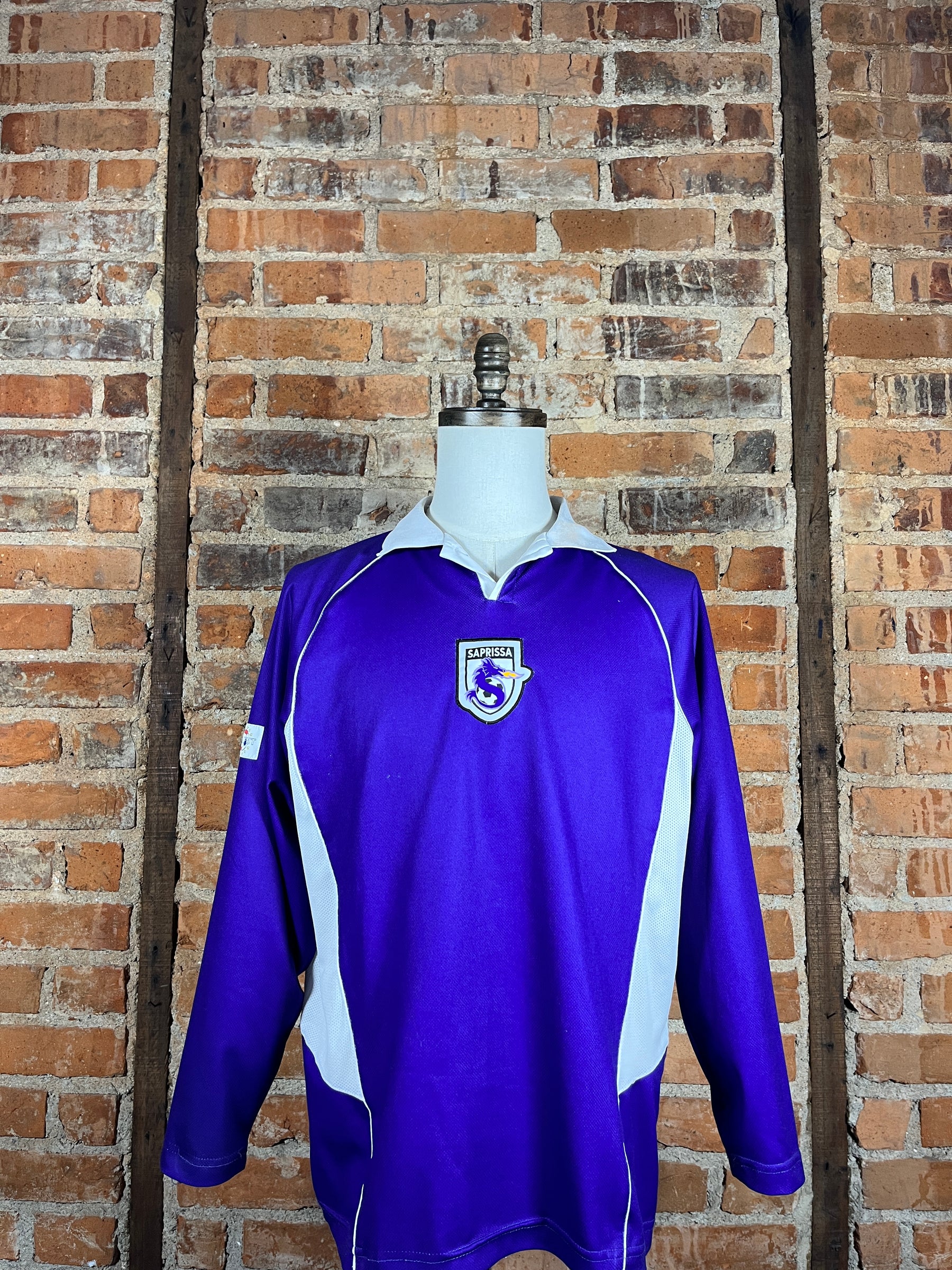 Deportivo Saprissa #13 A. Alonso L/S Match Worn/Issue – Home – L – 2003 – (8/10)