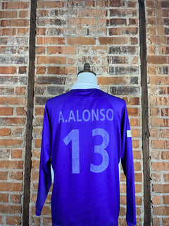 Deportivo Saprissa #13 A. Alonso L/S Match Worn/Issue – Home – L – 2003 – (8/10)