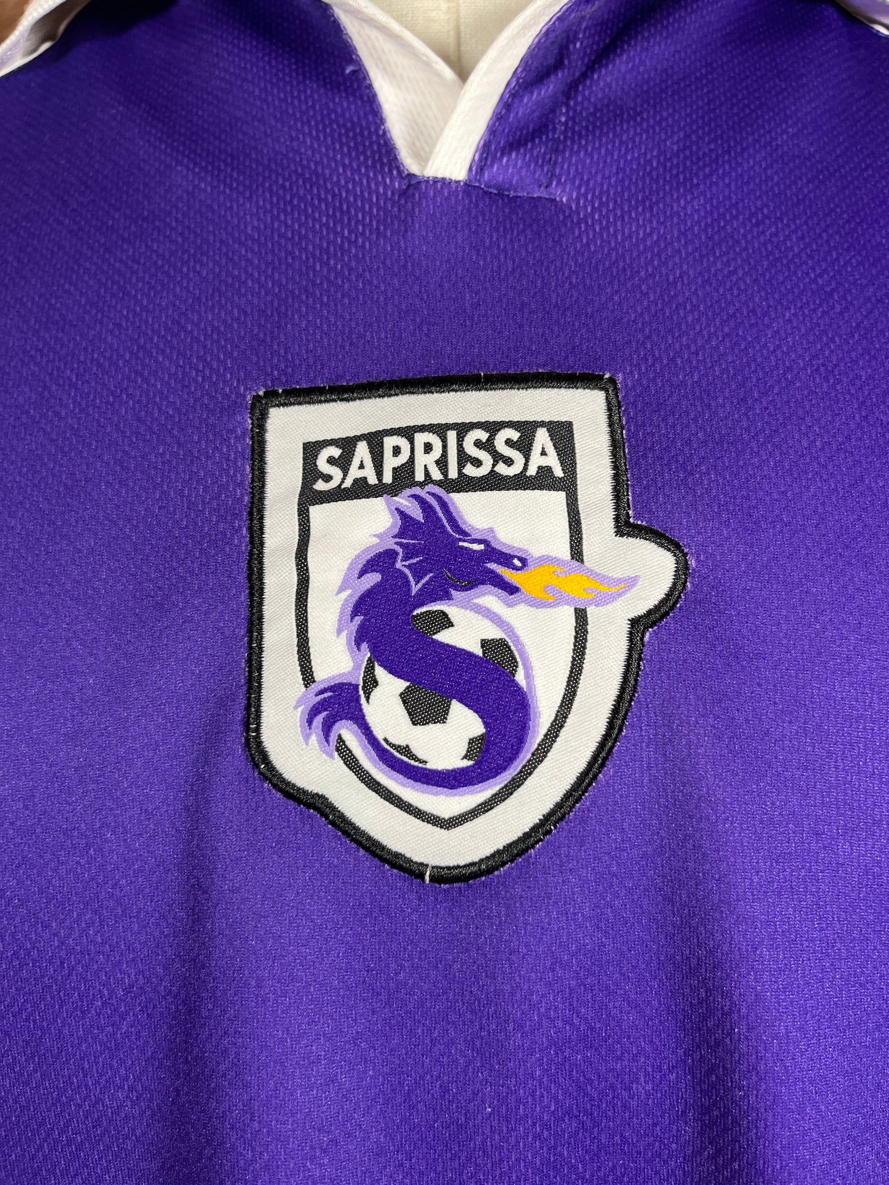 Deportivo Saprissa #13 A. Alonso L/S Match Worn/Issue – Home – L – 2003 – (8/10)