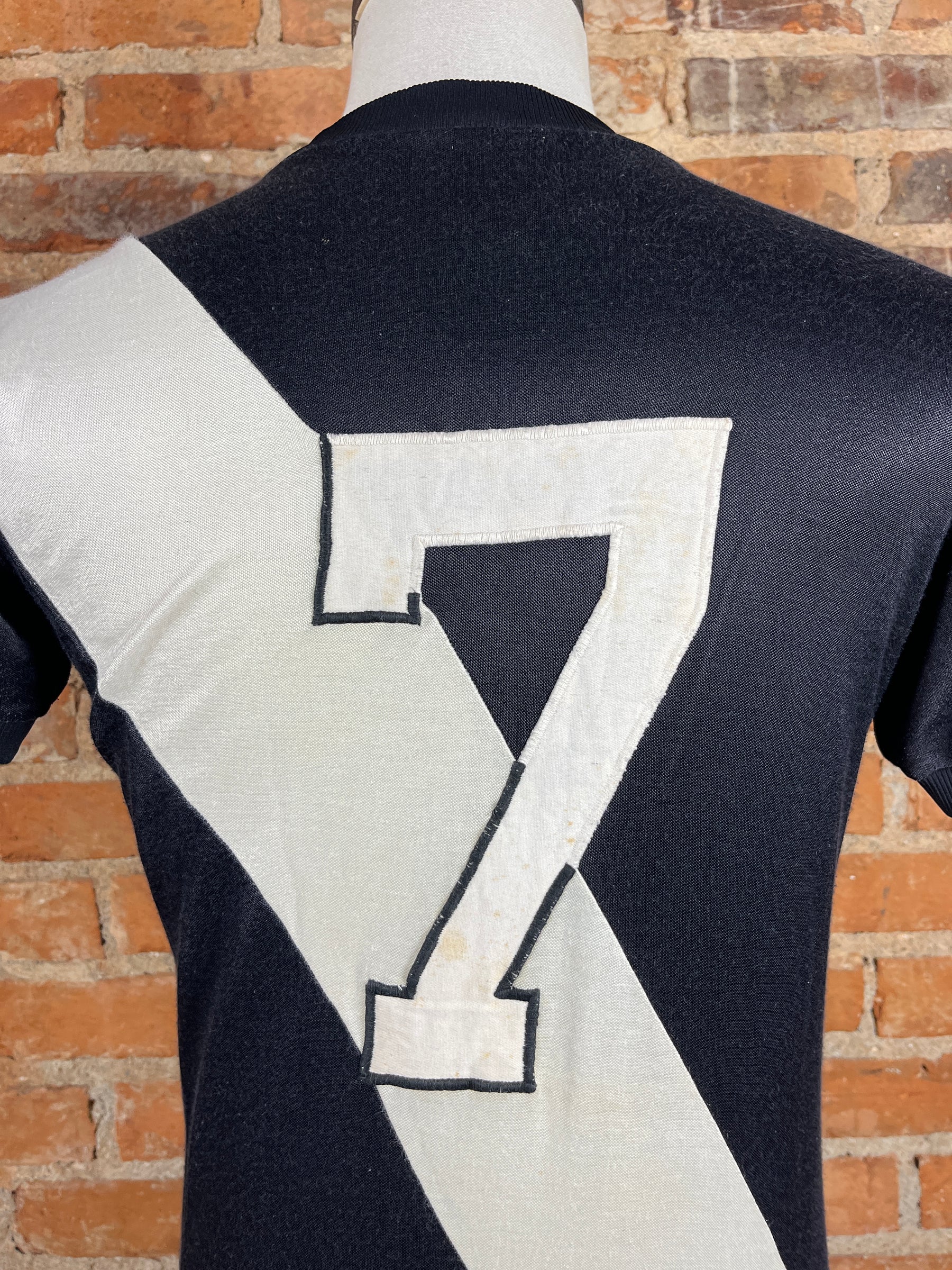 AA Ponte Preta #7 Match Worn/Issue – Away – M/10 – 1984 – (6/10)