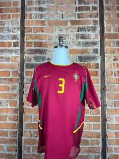 Portugal #3 Rui Jorge Match Worn/Issue – Home – L – 2004 – (7/10)
