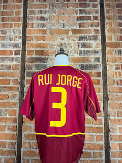 Portugal #3 Rui Jorge Match Worn/Issue – Home – L – 2004 – (7/10)