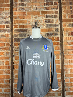 Everton Football Club #24 Howard L/S Match Worn/Issue – Goalkeeper – L – 2009 – (7/10)