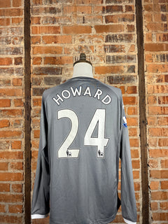 Everton Football Club #24 Howard L/S Match Worn/Issue – Goalkeeper – L – 2009 – (7/10)