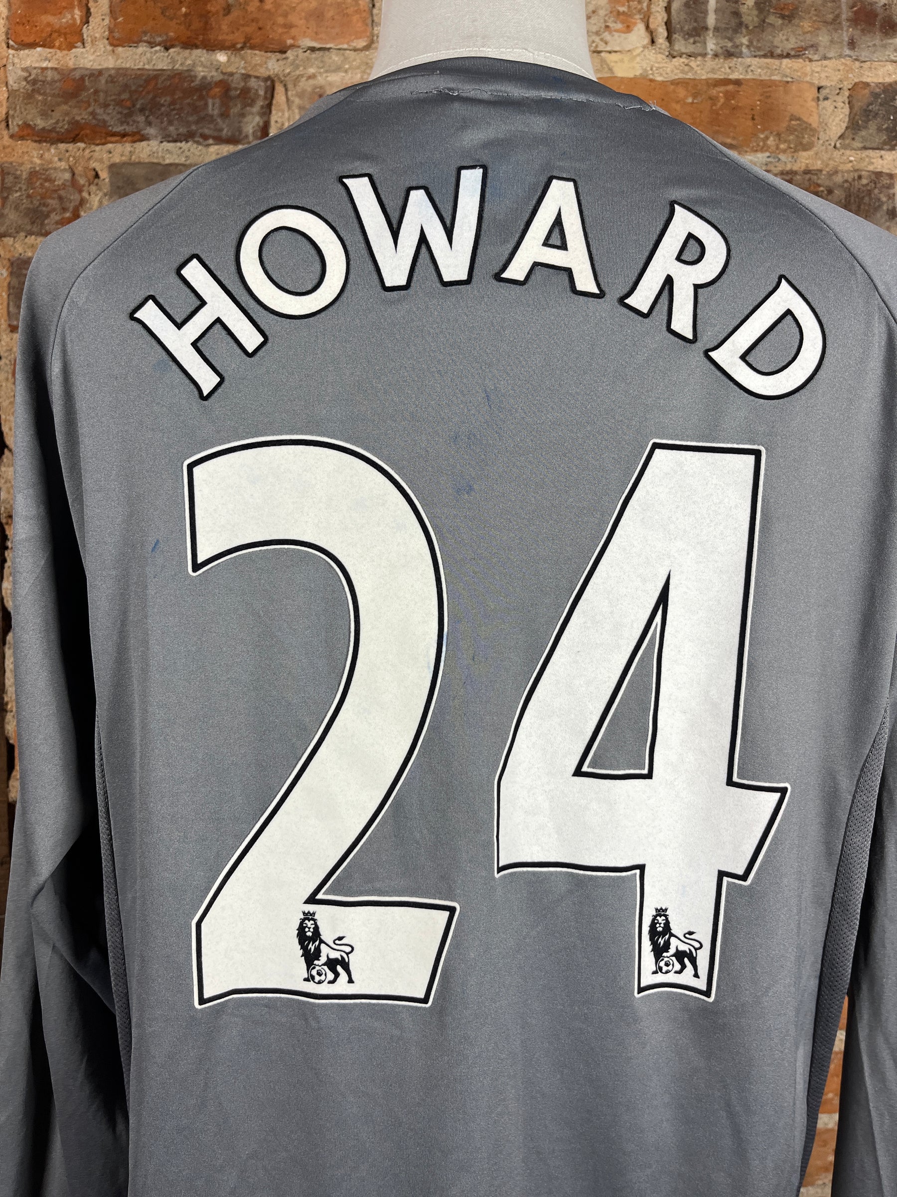 Everton Football Club #24 Howard L/S Match Worn/Issue – Goalkeeper – L – 2009 – (7/10)