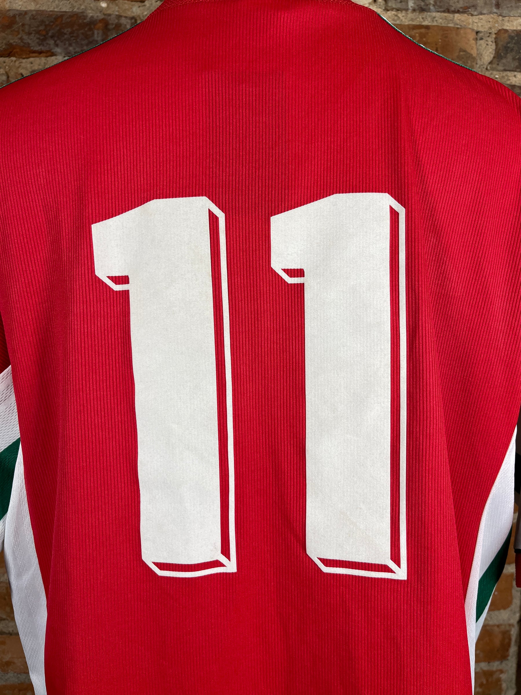 Hungary #11 Match Worn/Issue – Home – XL – 2000 – (7/10)