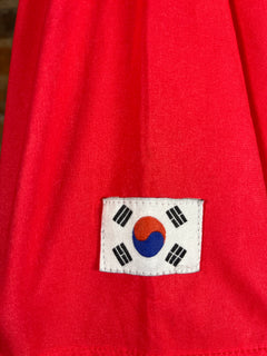 South Korea #13 E. Y. Lee Match Worn/Issue – Home – L – 2002 – (8/10)