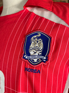 South Korea #13 E. Y. Lee Match Worn/Issue – Home – L – 2002 – (8/10)