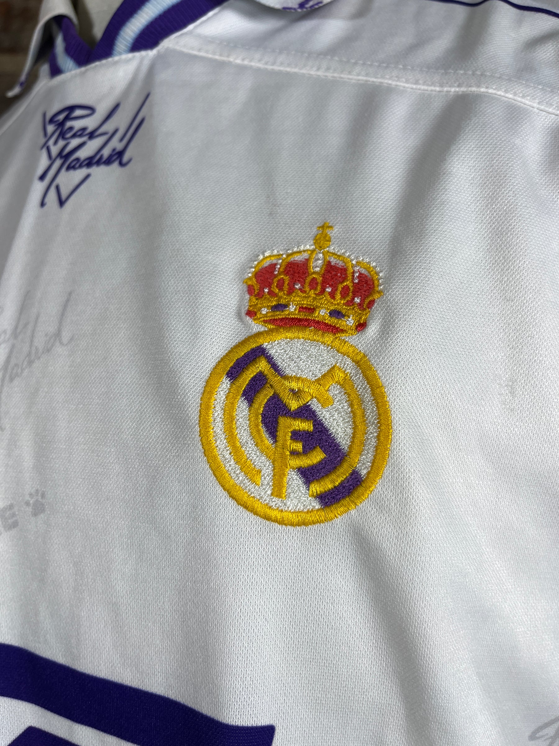 Real Madrid #15 Match Worn/Issue in Friendly Match - Home – L – 1996 – (8/10)