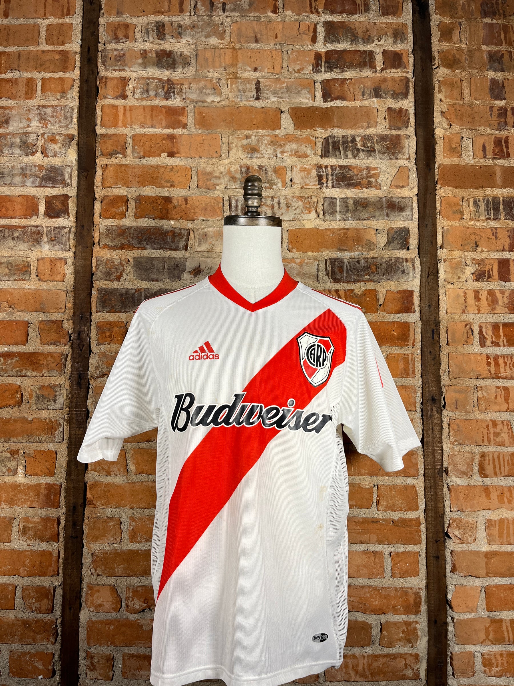 River Plate #8 Coudet Match Worn/Issue– Home – L – 2002 – (7/10)