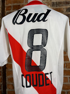 River Plate #8 Coudet Match Worn/Issue– Home – L – 2002 – (7/10)