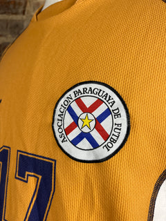Paraguay #17 Match Worn/Issue – Away – L – 2002 – (7/10)