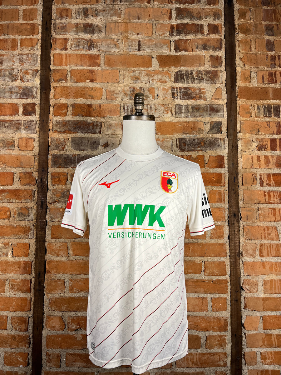FC Augsburg #8 Rexhbeçaj Match Worn/Issue – Home – L – 2024 – (7/10)
