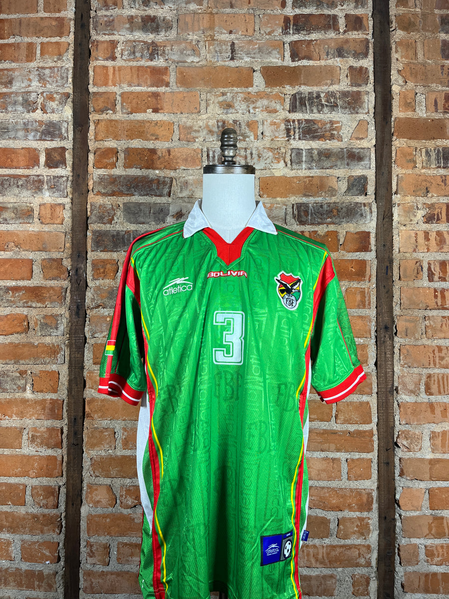 Bolivia #3 Match Worn/Issue – Home – XL – 2000 – (8/10)