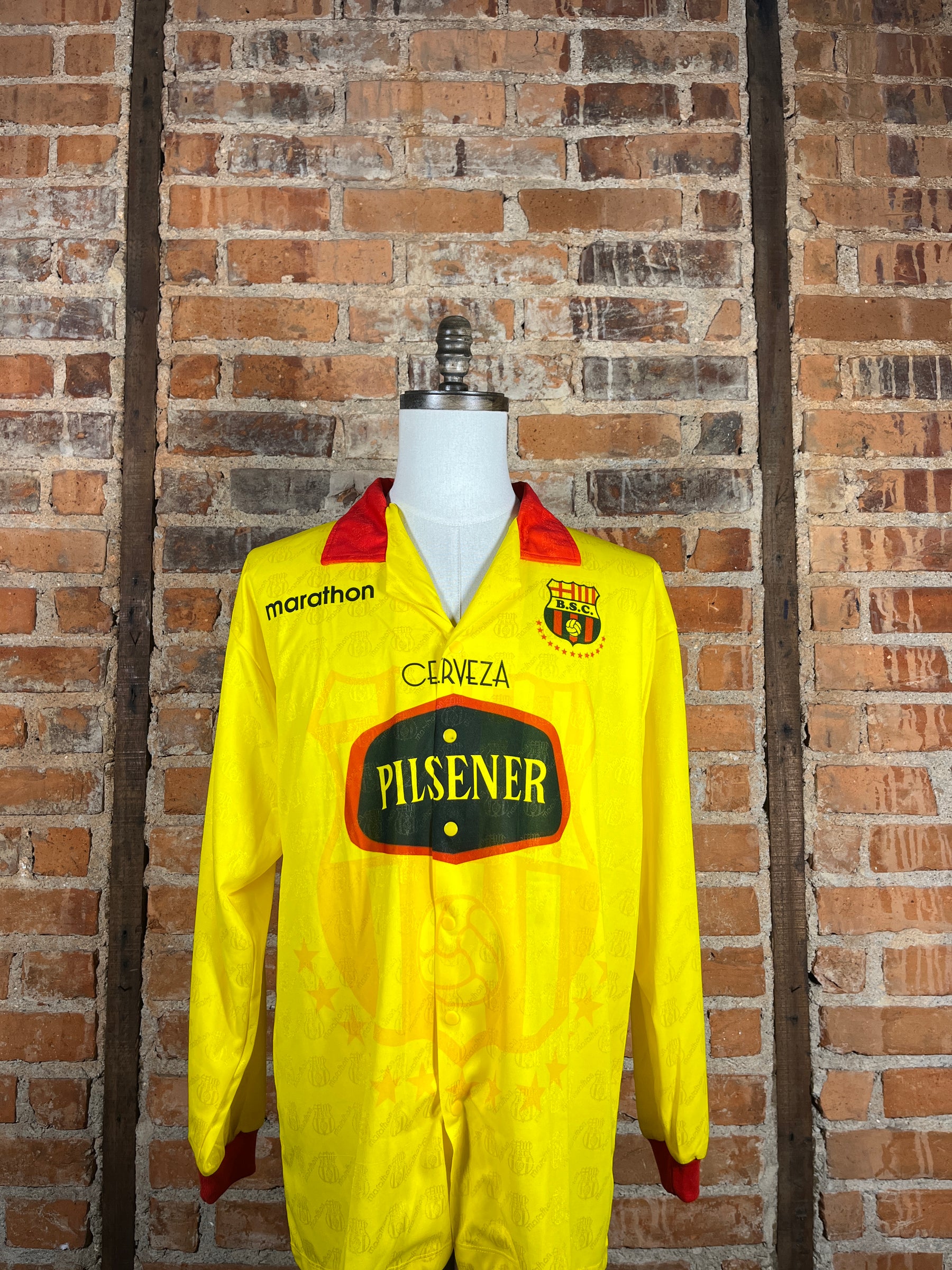 Barcelona Sporting Club #8 Match Worn/Issue – Home – M – 1998 – (8/10)