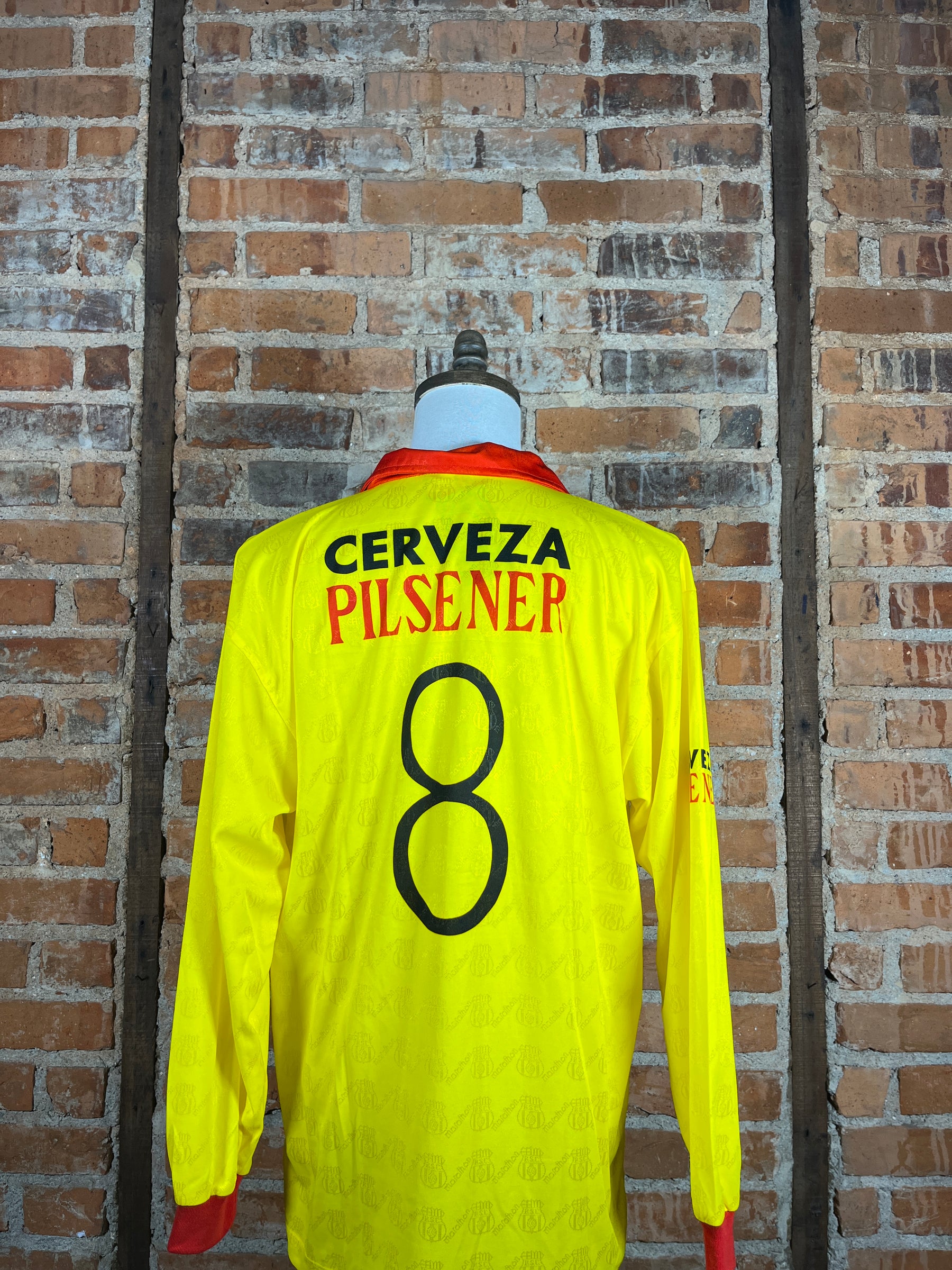 Barcelona Sporting Club #8 Match Worn/Issue – Home – M – 1998 – (8/10)