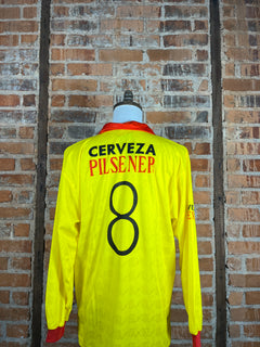 Barcelona Sporting Club #8 Match Worn/Issue – Home – M – 1998 – (8/10)