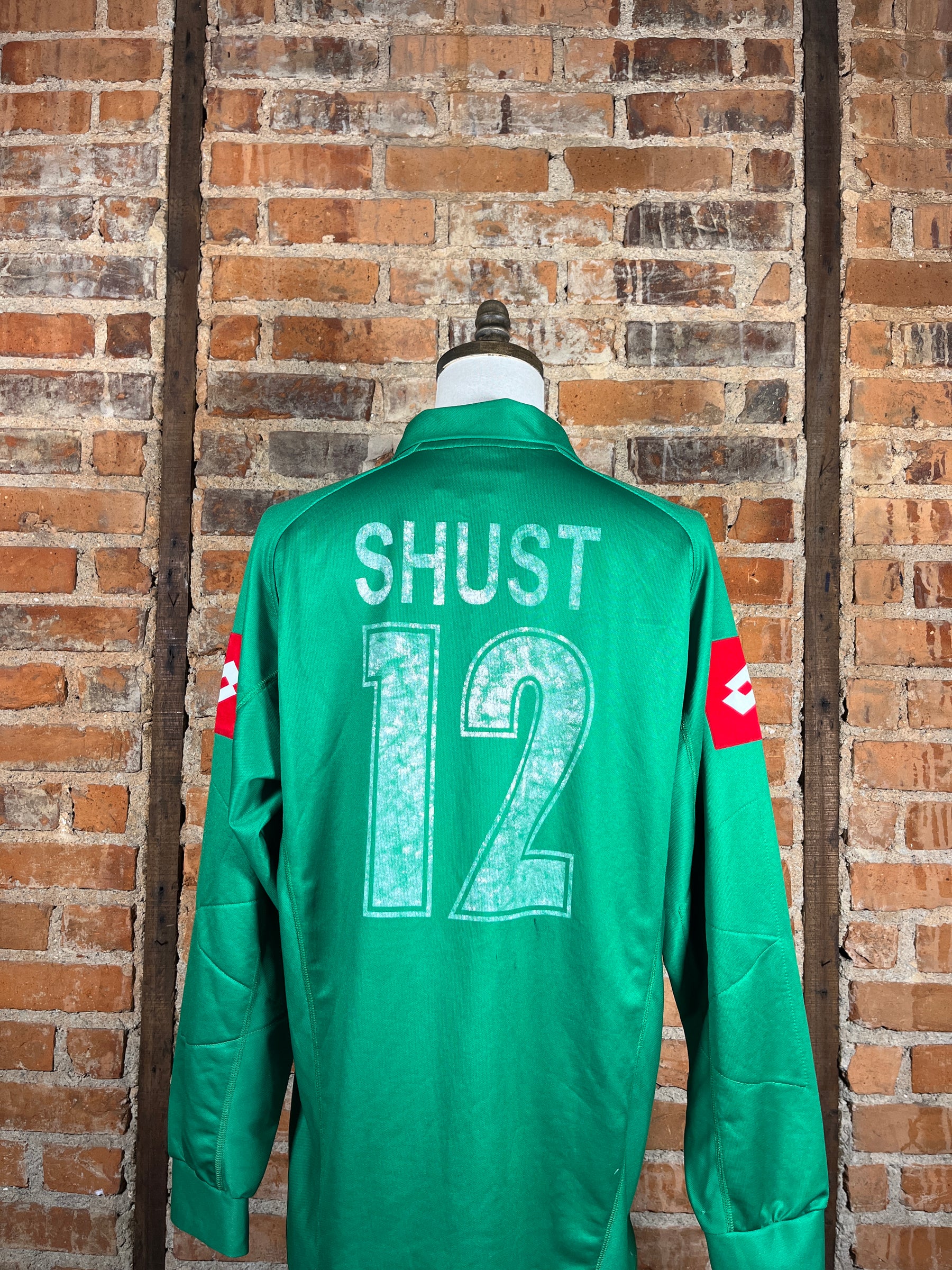 Ukraine Shust #12 L/S Match Worn/Issue – Goalkeeper – XXL – 2002 – (8/10)