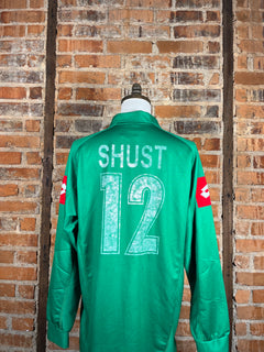 Ukraine Shust #12 L/S Match Worn/Issue – Goalkeeper – XXL – 2002 – (8/10)