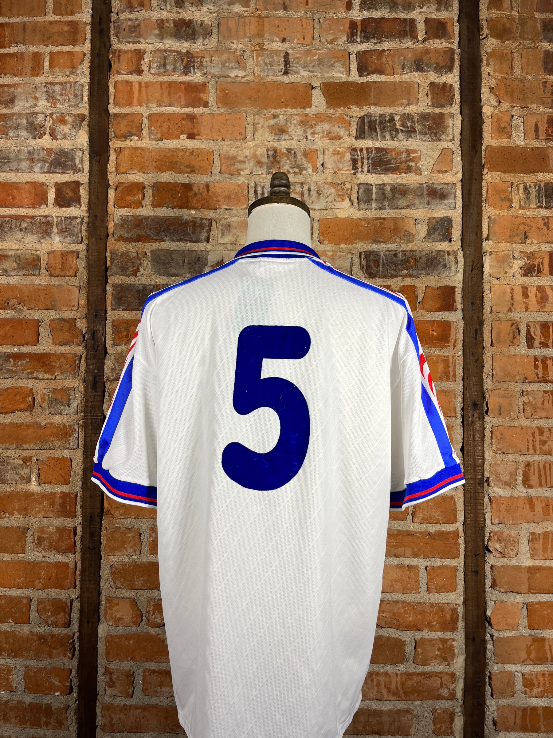 Czech Republic #5 Match Worn/Issue – Away – XL – 1996 – (8/10)