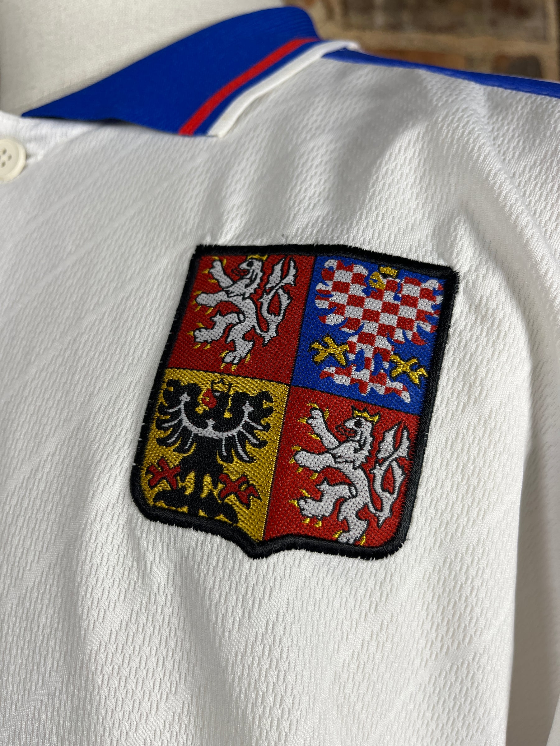 Czech Republic #5 Match Worn/Issue – Away – XL – 1996 – (8/10)