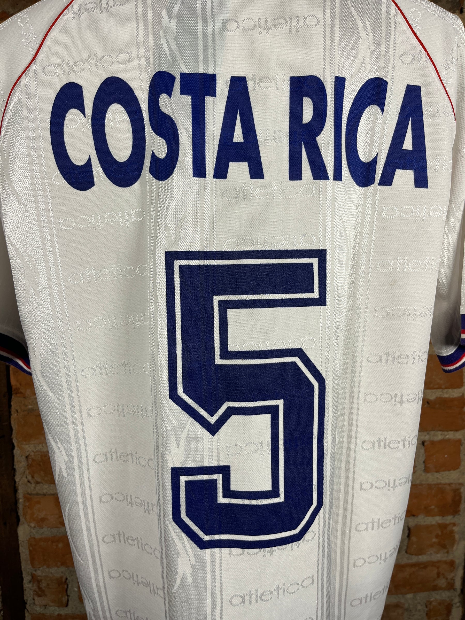 Costa Rica #5 Match Worn/Issue – Away – L – 1999 – (8/10)