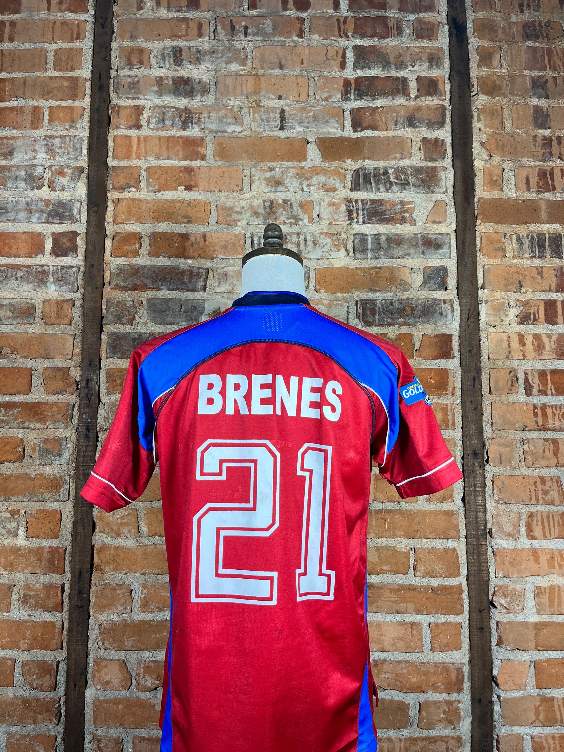 Costa Rica #21 Brenes Match Worn – Home – L – 2004 – (7/10)