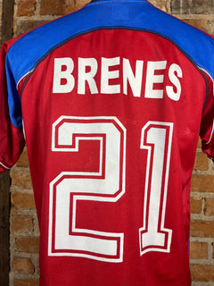 Costa Rica #21 Brenes Match Worn – Home – L – 2004 – (7/10)