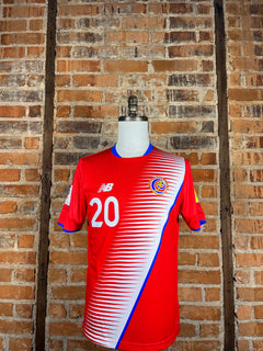 Costa Rica #20 D. Guzmán Match Worn/Issue – Home – M – 2018 – (8/10)