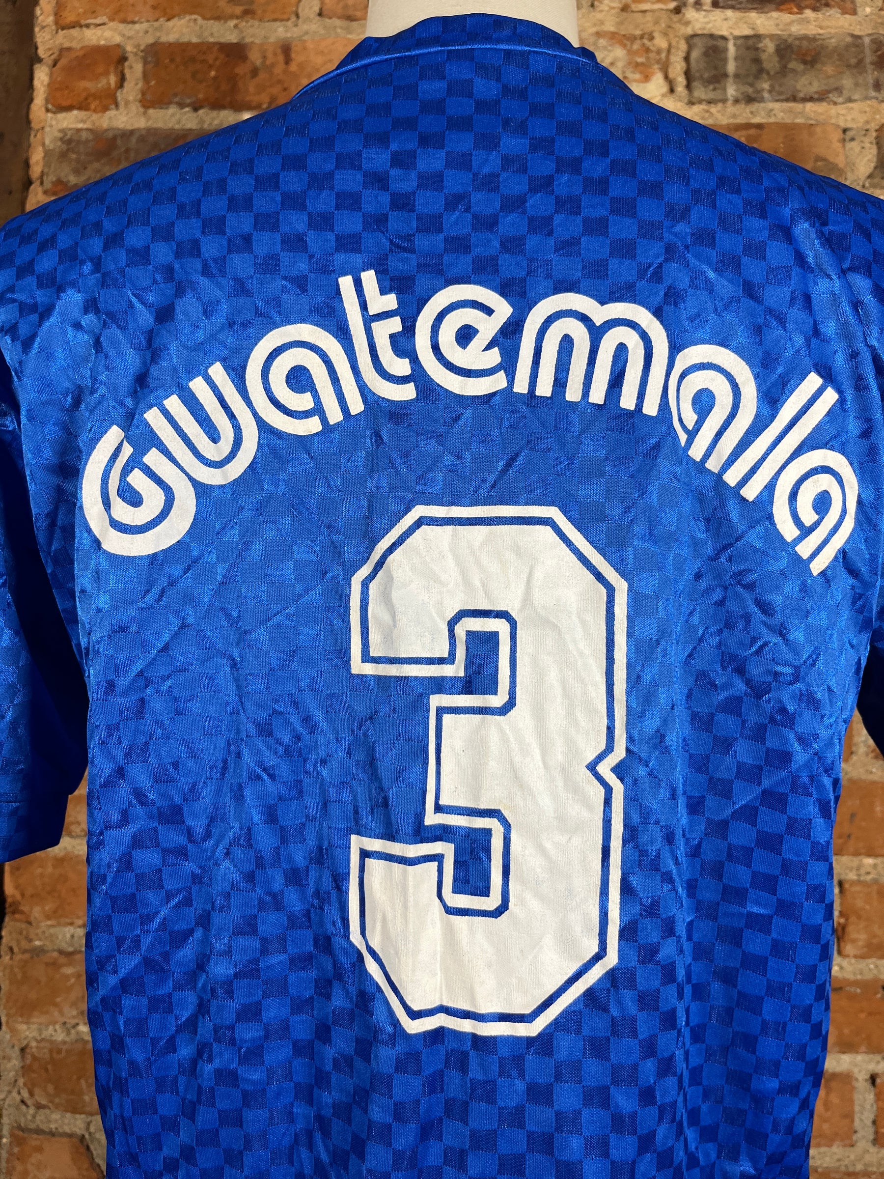 Guatemala #3 Match Worn/Issue – Away – L – 1991 – (8/10)