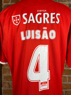 S.L. Benfica #4 Luisão Match Worn/Issue – Home – XL – 2008 – (8/10)