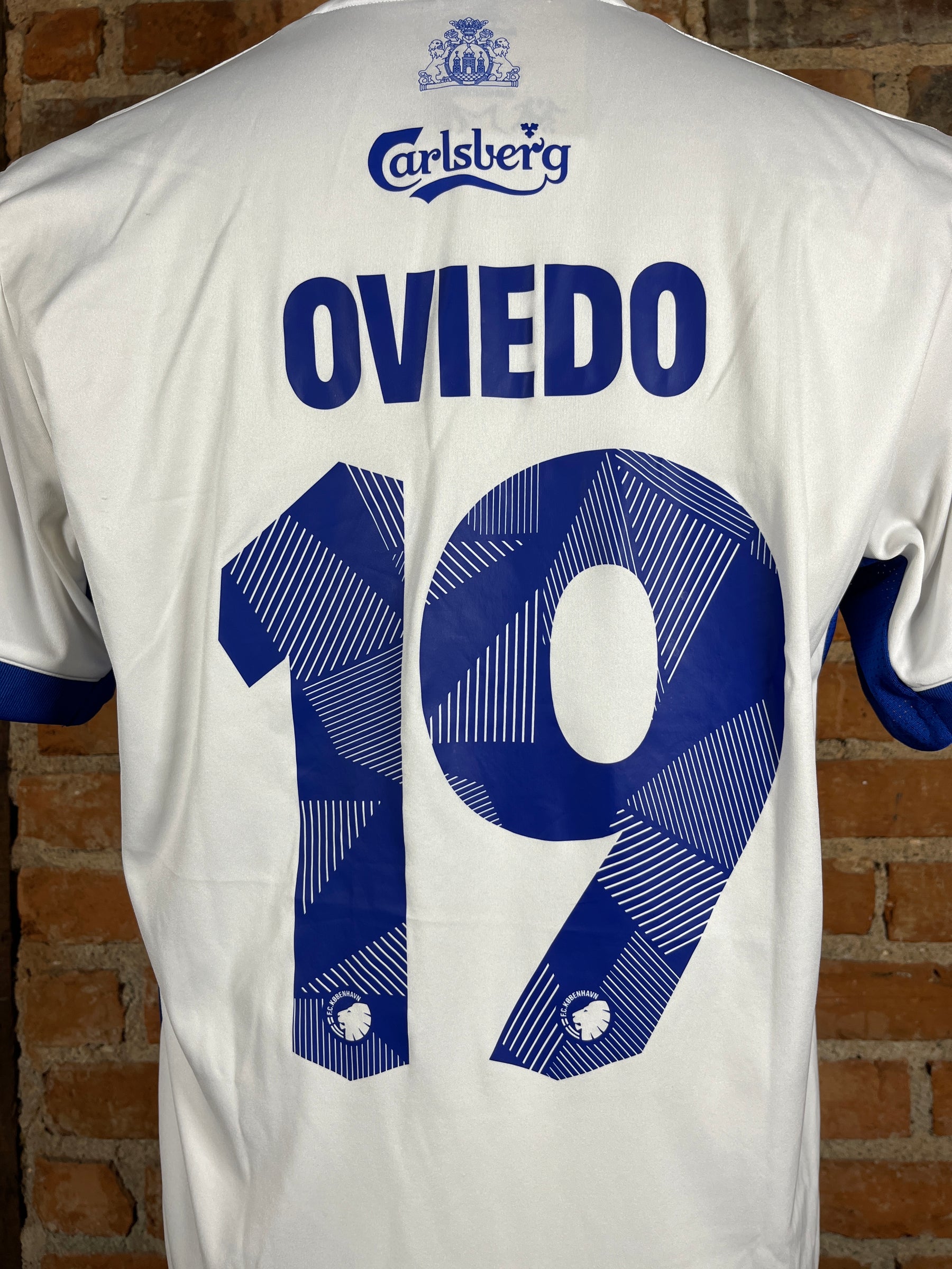 F.C. Copenhagen #19 Oviedo Match Worn/Issue – Home – M – 2017 – (7/10)