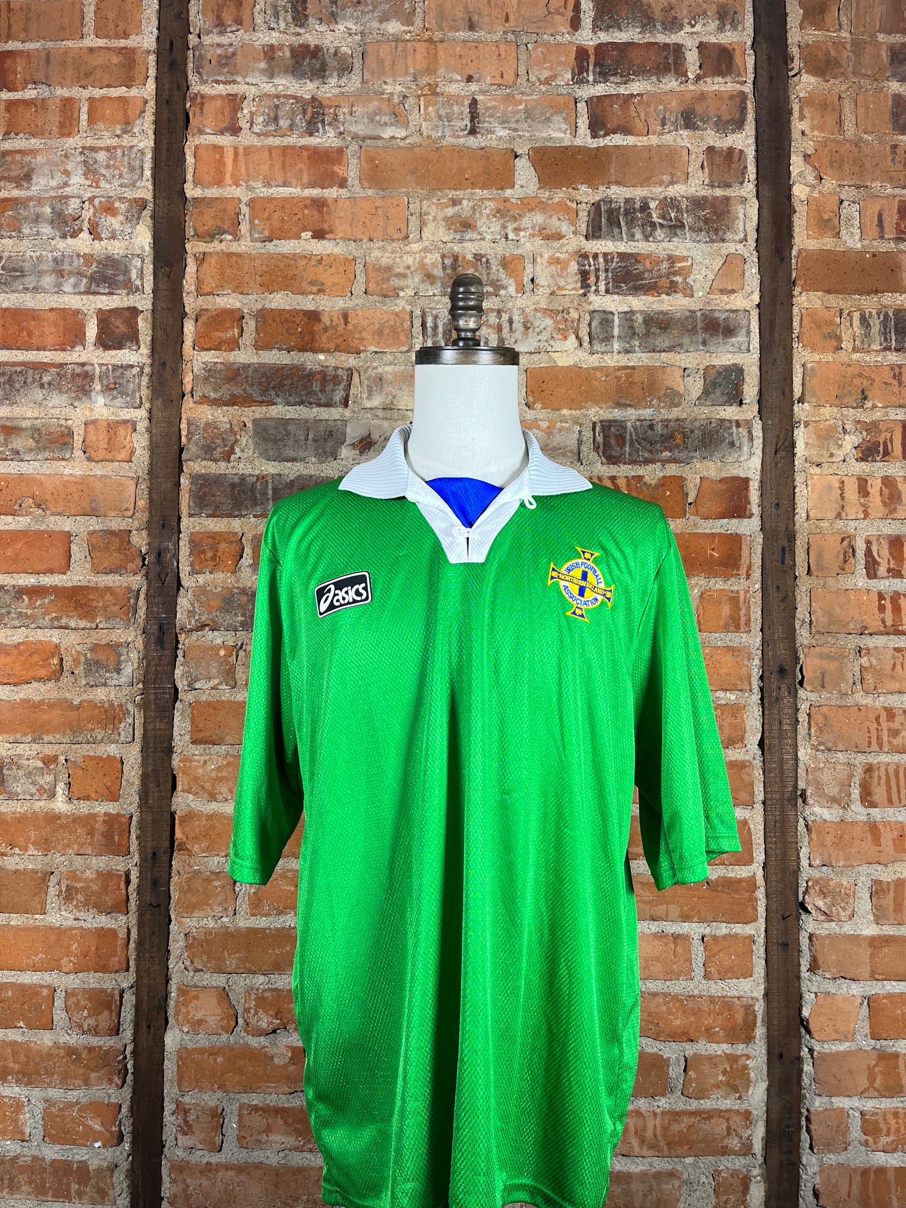 Northern Ireland #18 Match Worn/Issue – Home – XL – 1996 – (8/10)