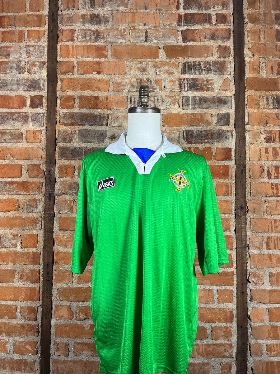 Northern Ireland #18 Match Worn/Issue – Home – XL – 1996 – (8/10)