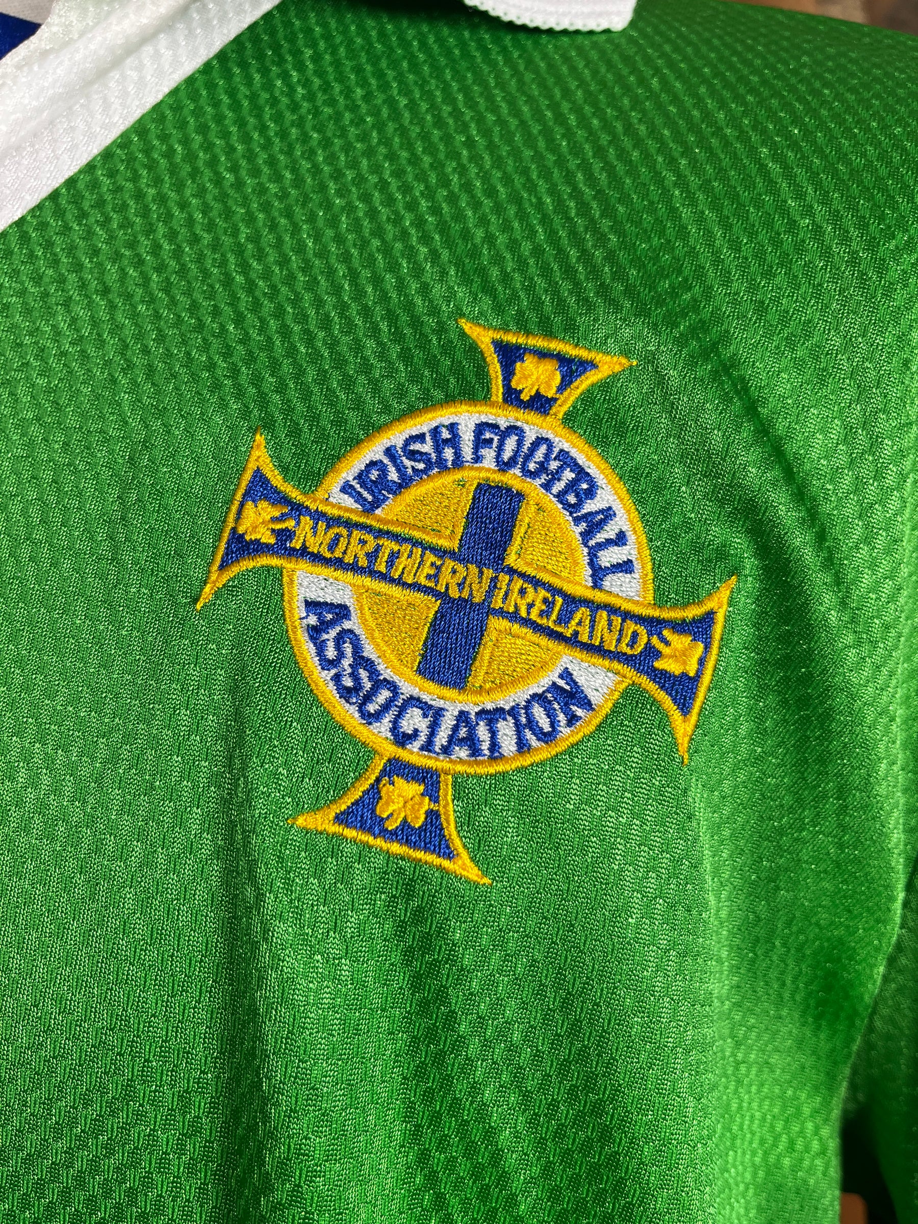 Northern Ireland #18 Match Worn/Issue – Home – XL – 1996 – (8/10)