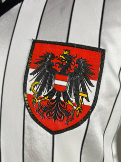 Austria #6 L/S Match Worn/Issue – Home – 7/M – 1984 – (7/10)