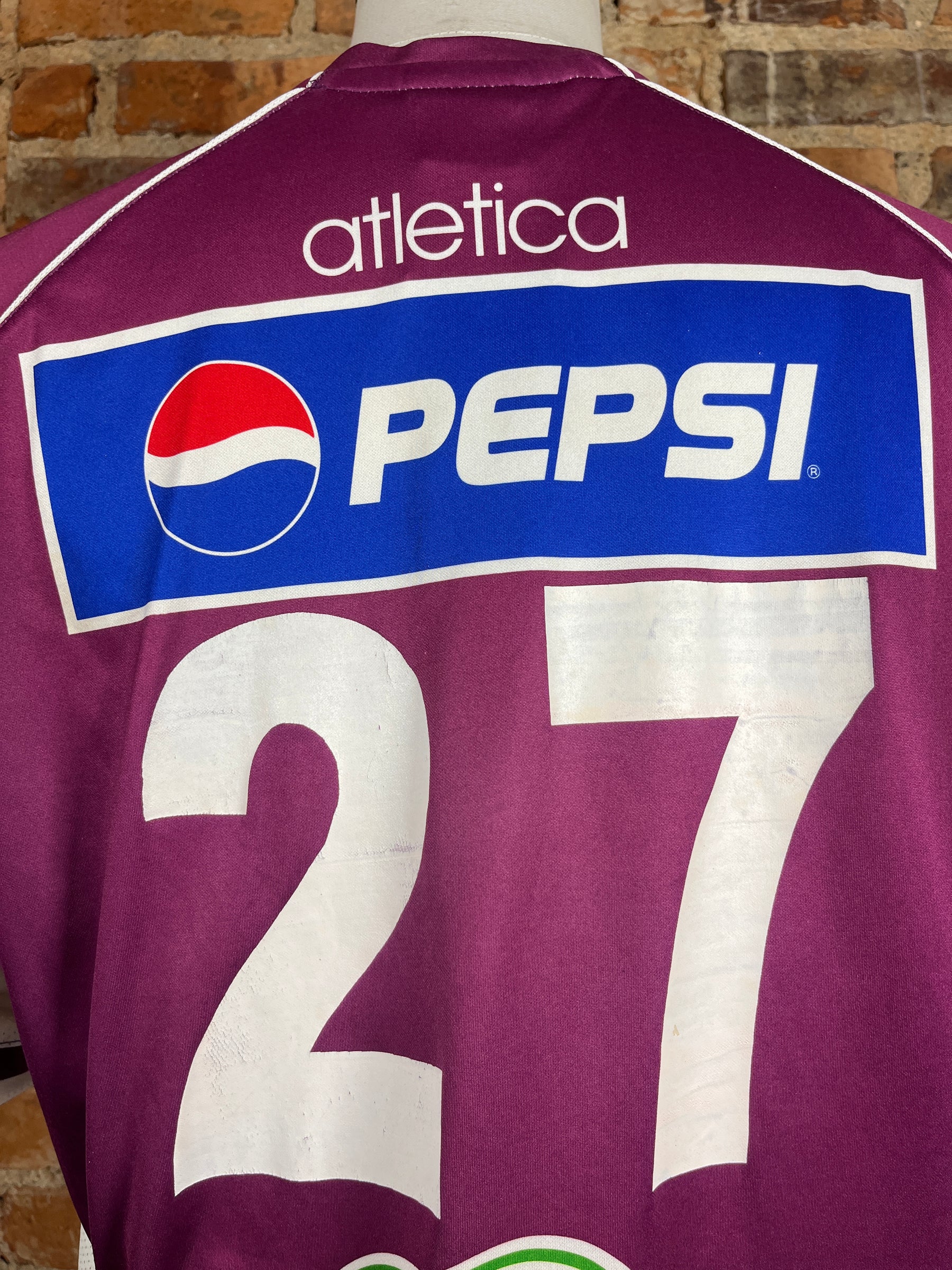 Deportivo Saprissa #27 Match Worn/Issue – Home – XL – 2002 – (7/10)