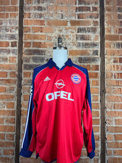 FC Bayern Munich #5 Andersson L/S Match Worn/Issue – Home – XL – 1999 – (8/10)