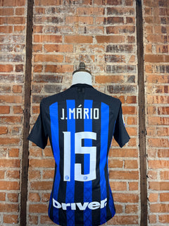 Inter Milan #15 J. Mário Match Worn/Issue – Home – M – 2018 – (7/10)