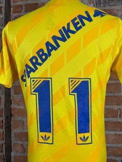 Sweden #11 Match Worn/Issue – Home – L – 1989 – (6/10)
