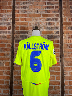 Olympique de Lyon #6 Källström Match Worn/Issue – Away – L – 2008 – (8/10)