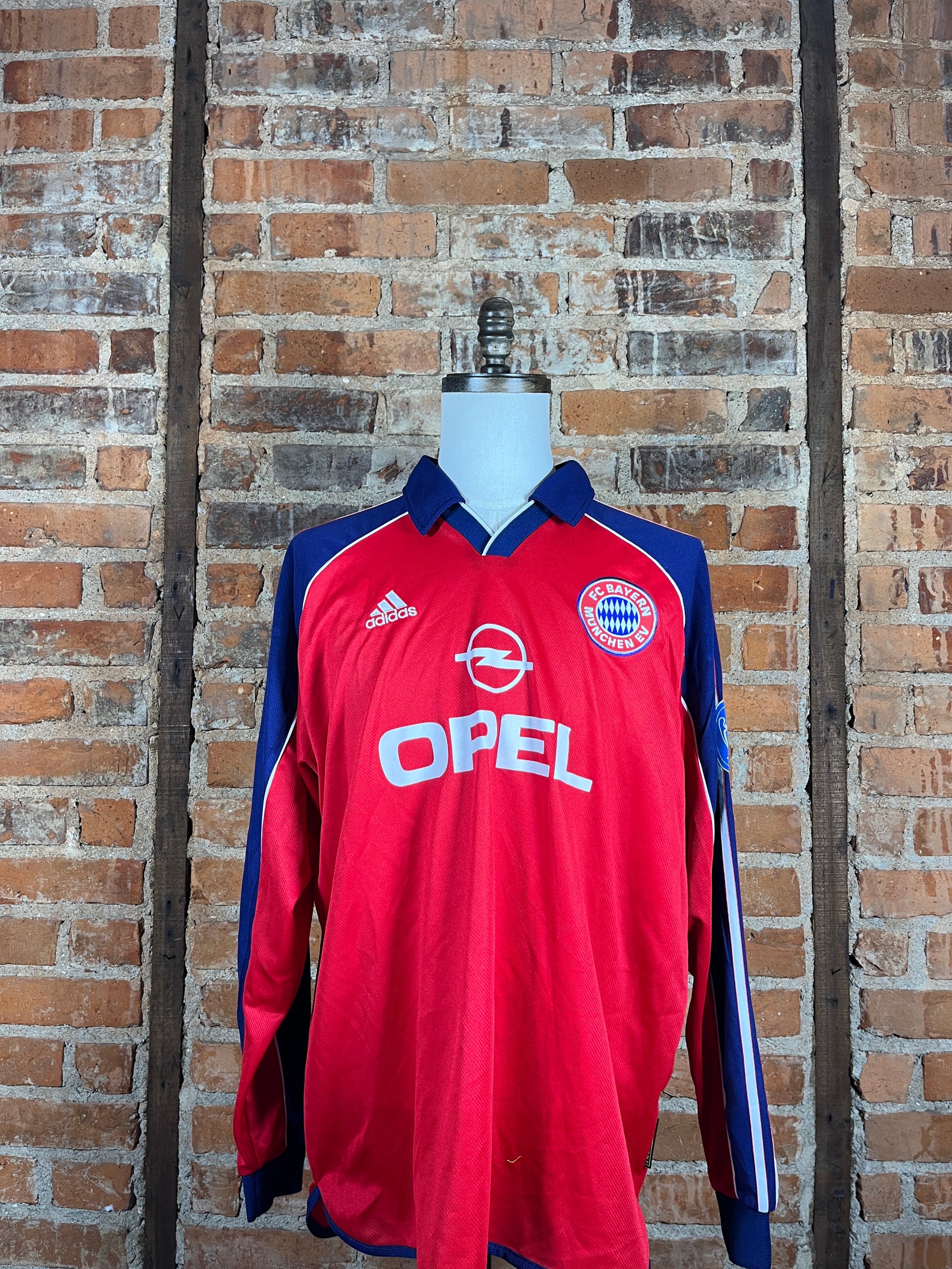 FC Bayern Munich #13 Sérgio L/S Match Worn/Issue – Home – XL – 1999 – (8/10)