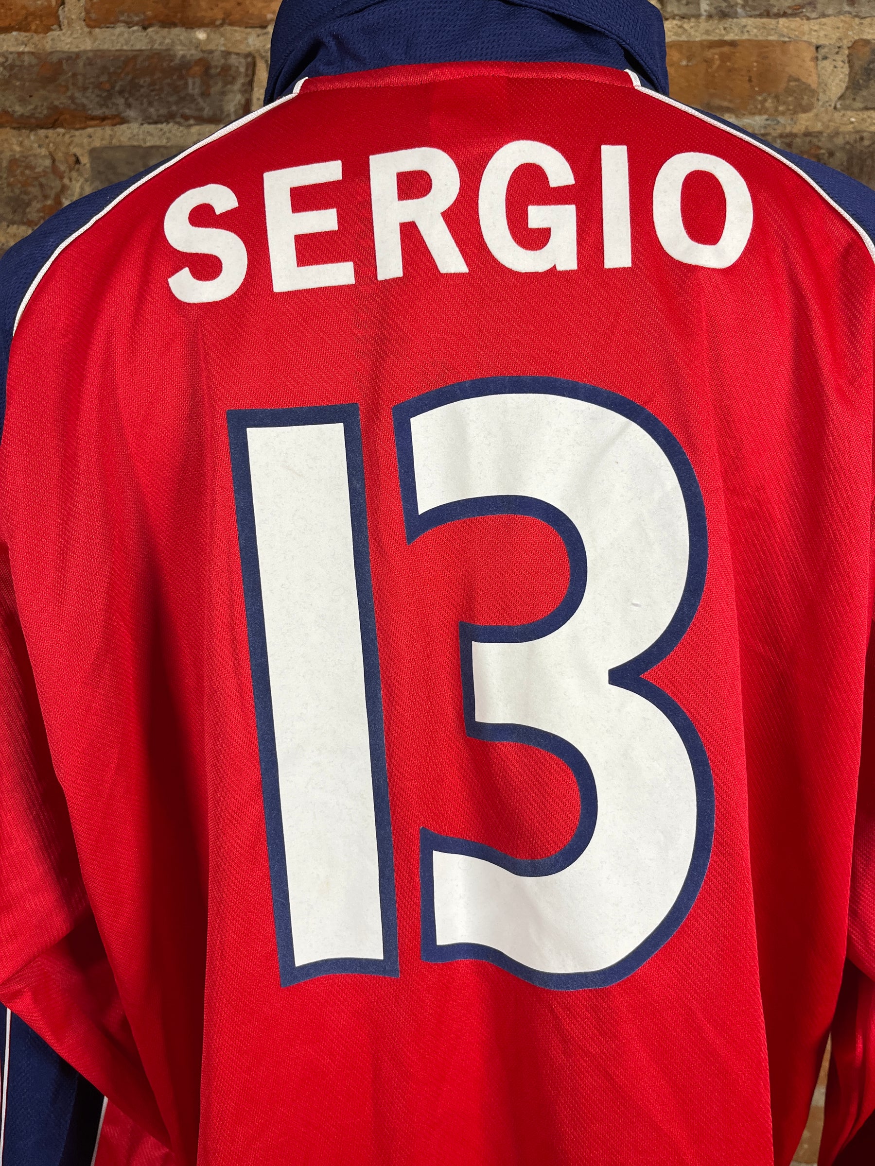 FC Bayern Munich #13 Sérgio L/S Match Worn/Issue – Home – XL – 1999 – (8/10)