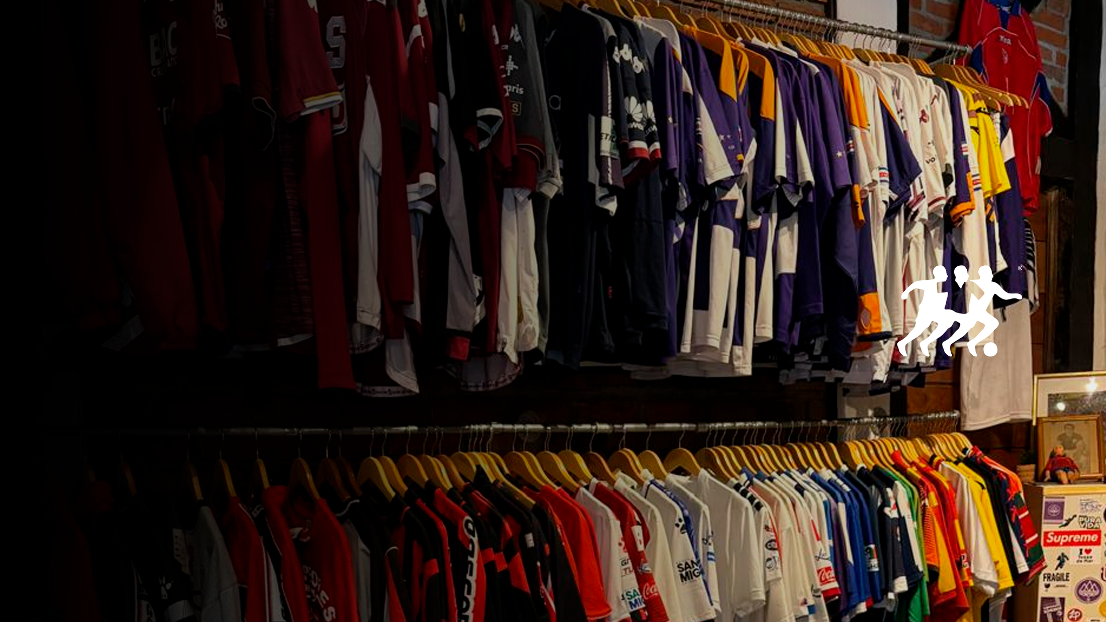 Vintage football shirts with a story.